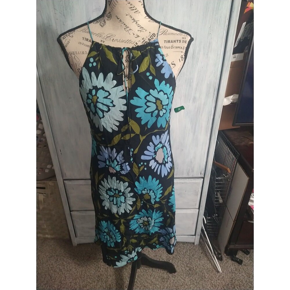 The Limited 100% Silk Midi Floral Dress Size 8 Feminine Cottage Core